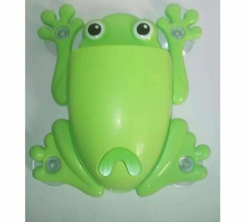 Frog toothpaste or toothbrush holder