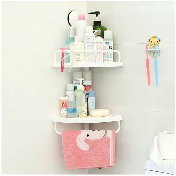 Double Layer Corner Shelf