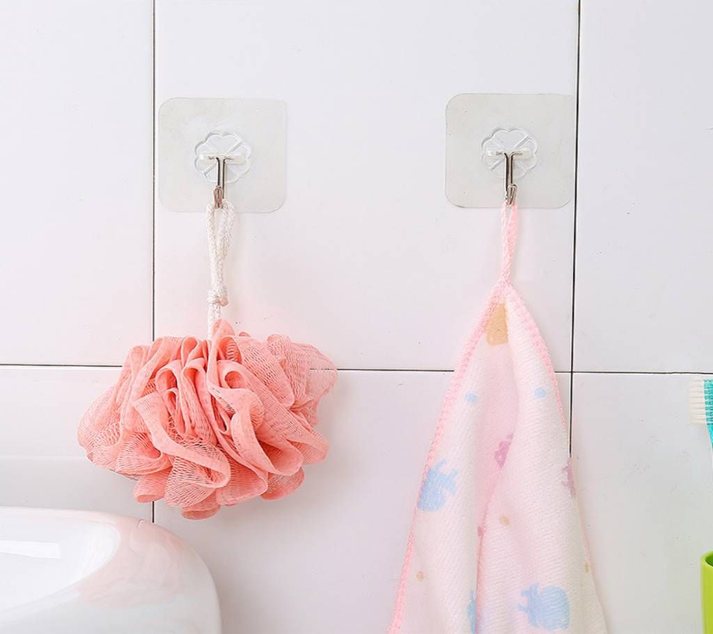 1Pcs Strong Transparent Suction Cup Sucker Wall Hooks Hanger For Kitchen Bathroom KitchenDining & Bar Tool
