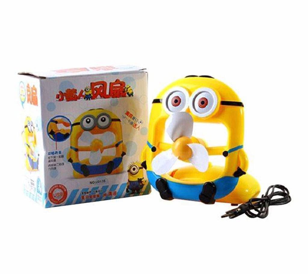 Minion USB Rechargeable Table Fan