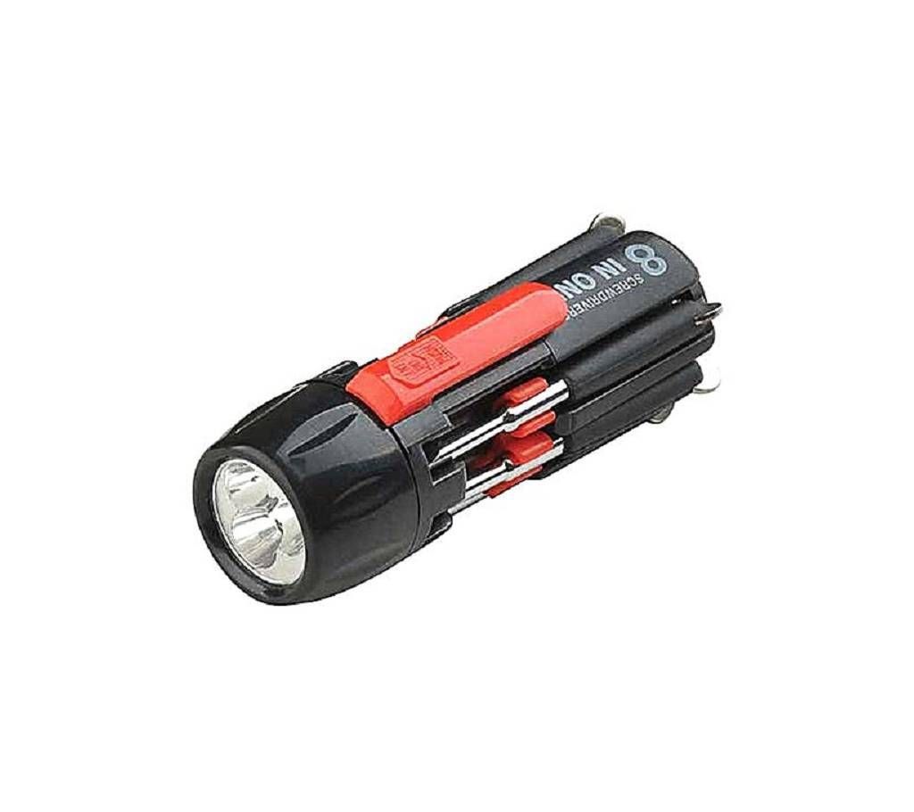 Multipurpose Screwdriver With Torch Light