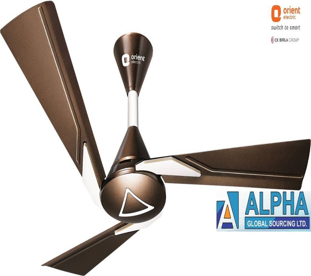 Orina Chocolate Brown Ceiling Fan 48’’