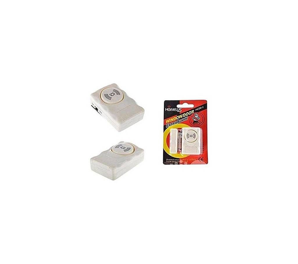 Window/Door Entry Alarm - White