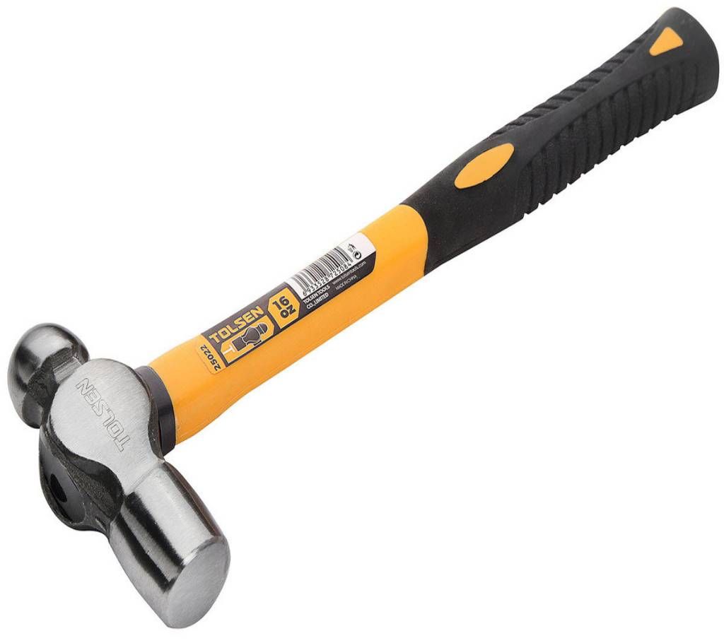 Tolsen Ball Pein Hammer Fiberglass Handle 950g