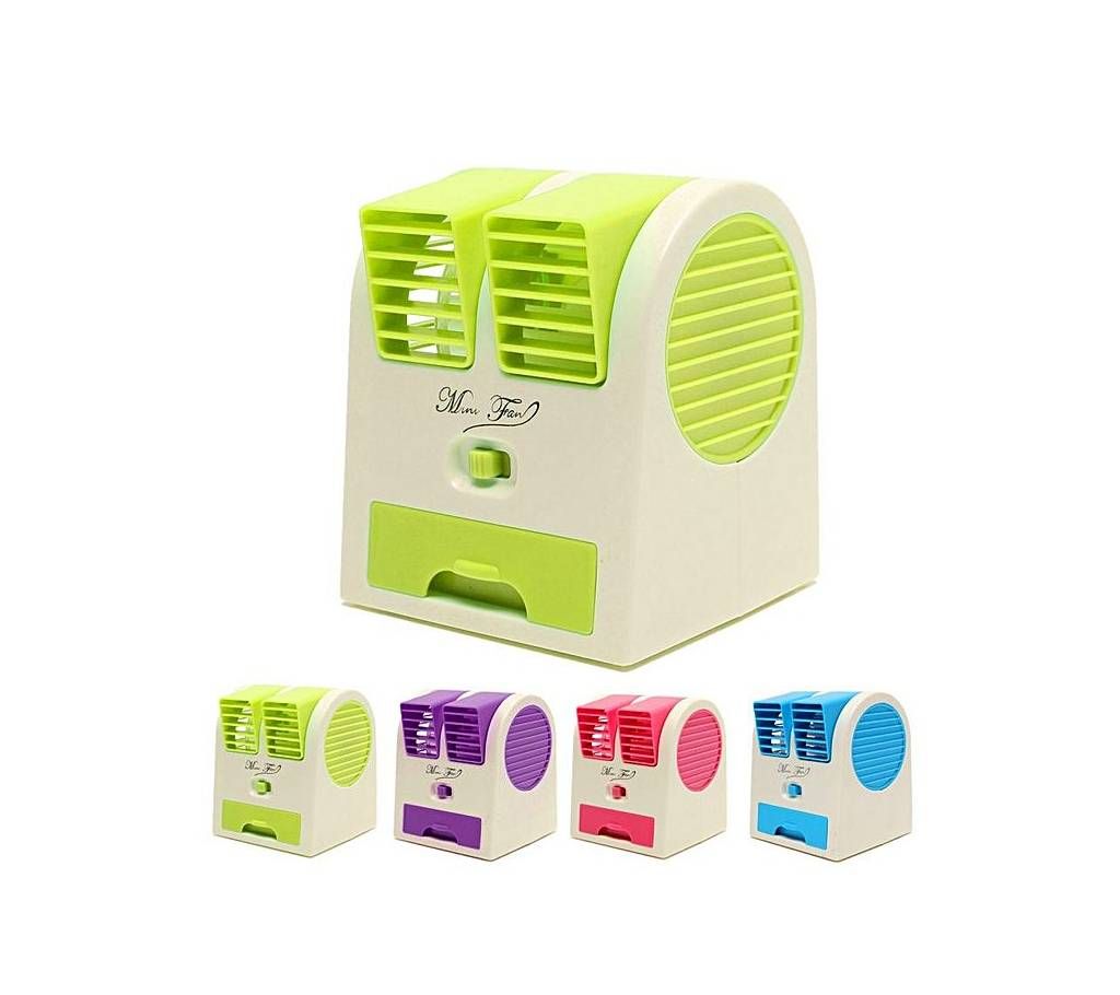 Portable Cooler - White and Green