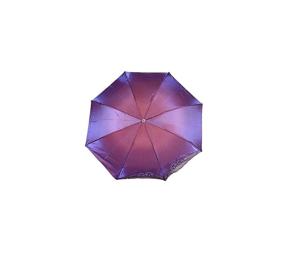 Purple Polyester Umbrella