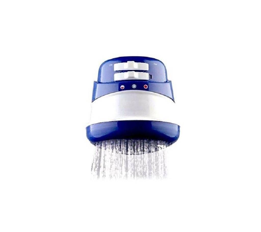 Hot Water Shower - Blue and white