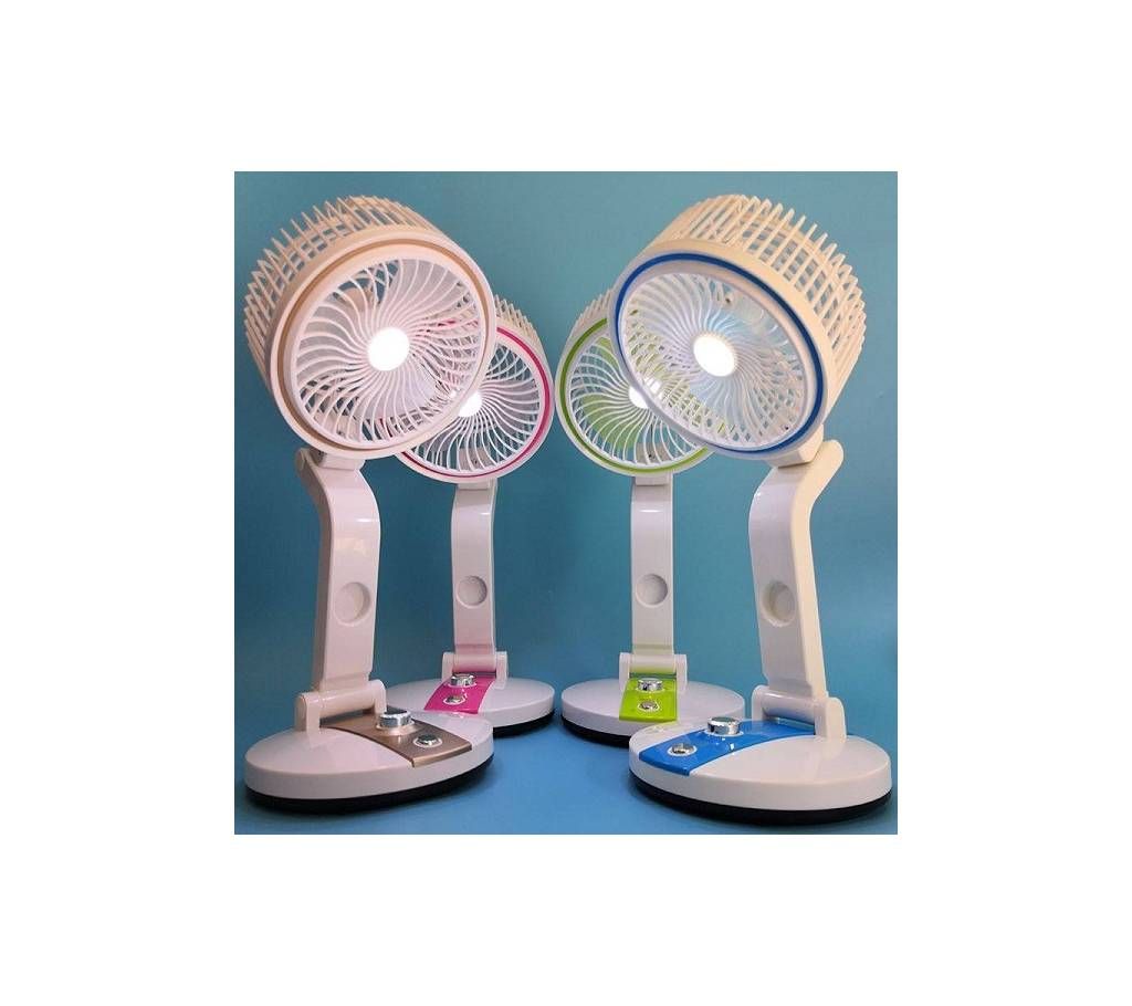 Rechargeable Fan with LED Light (2 in 1 )