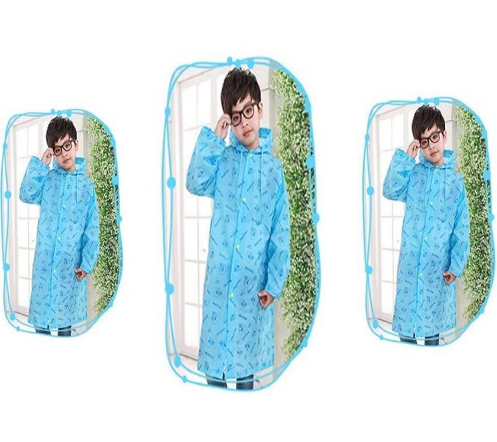Thicken EVA Raincoat for Kids - Blue
