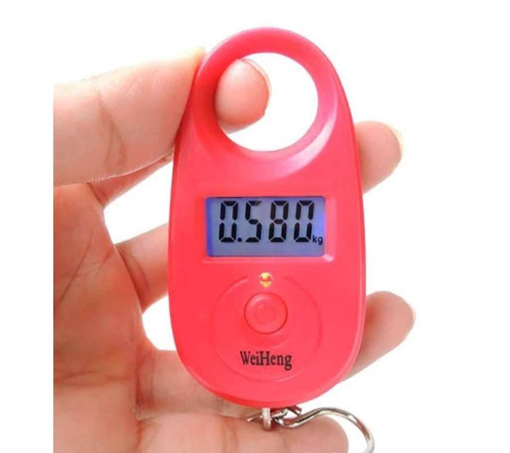 Hanging Luggage Weight Scale - Red