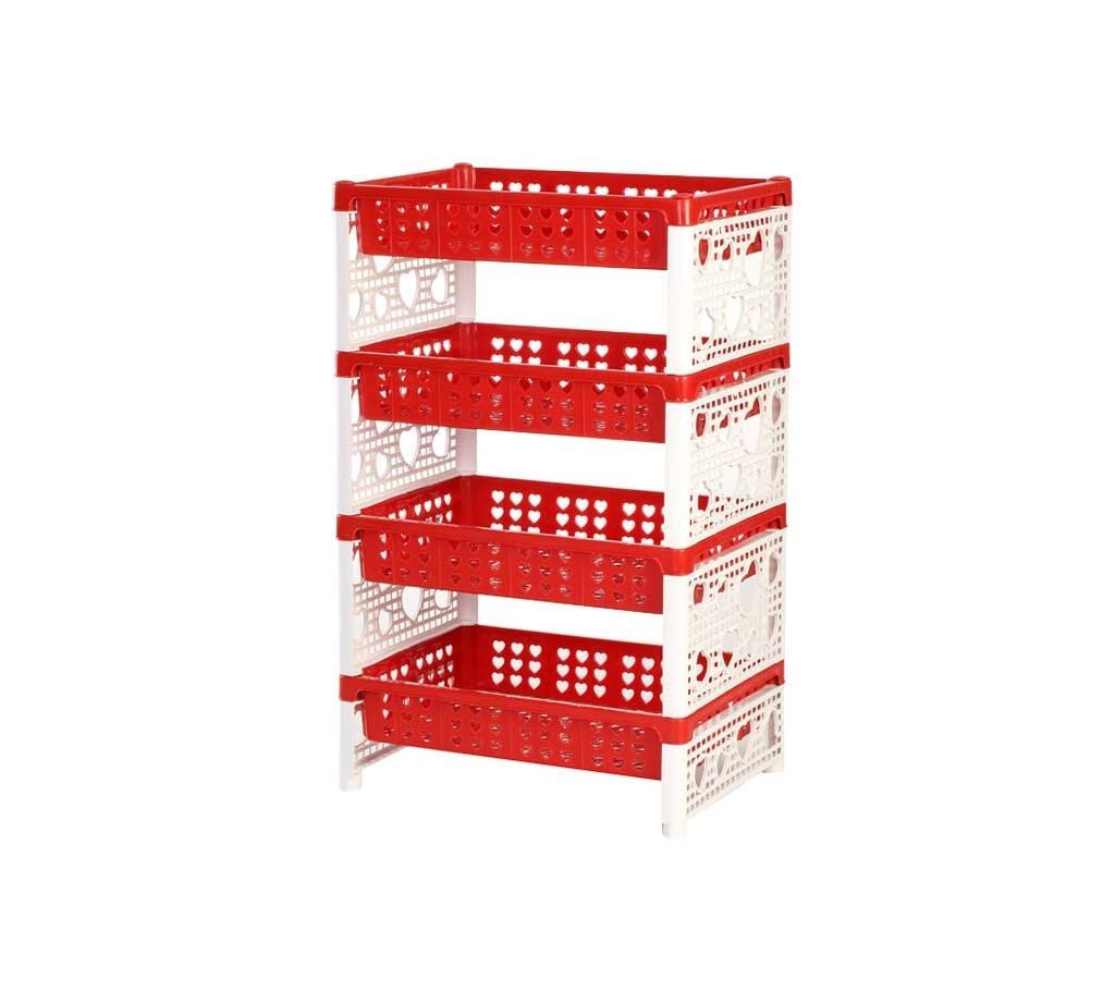 Plastic Rack - Red White