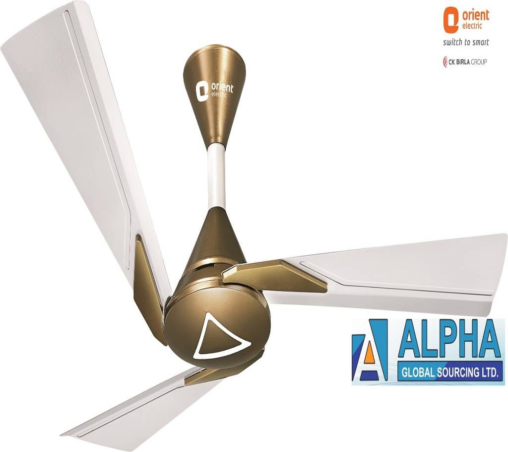 Orina Metallic Ivory Ceiling Fan 48’’