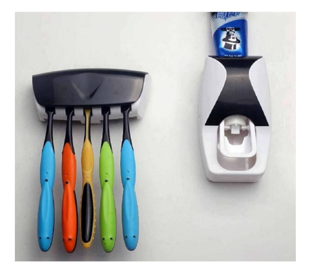 Toothpaste Dispenser & Brush holder