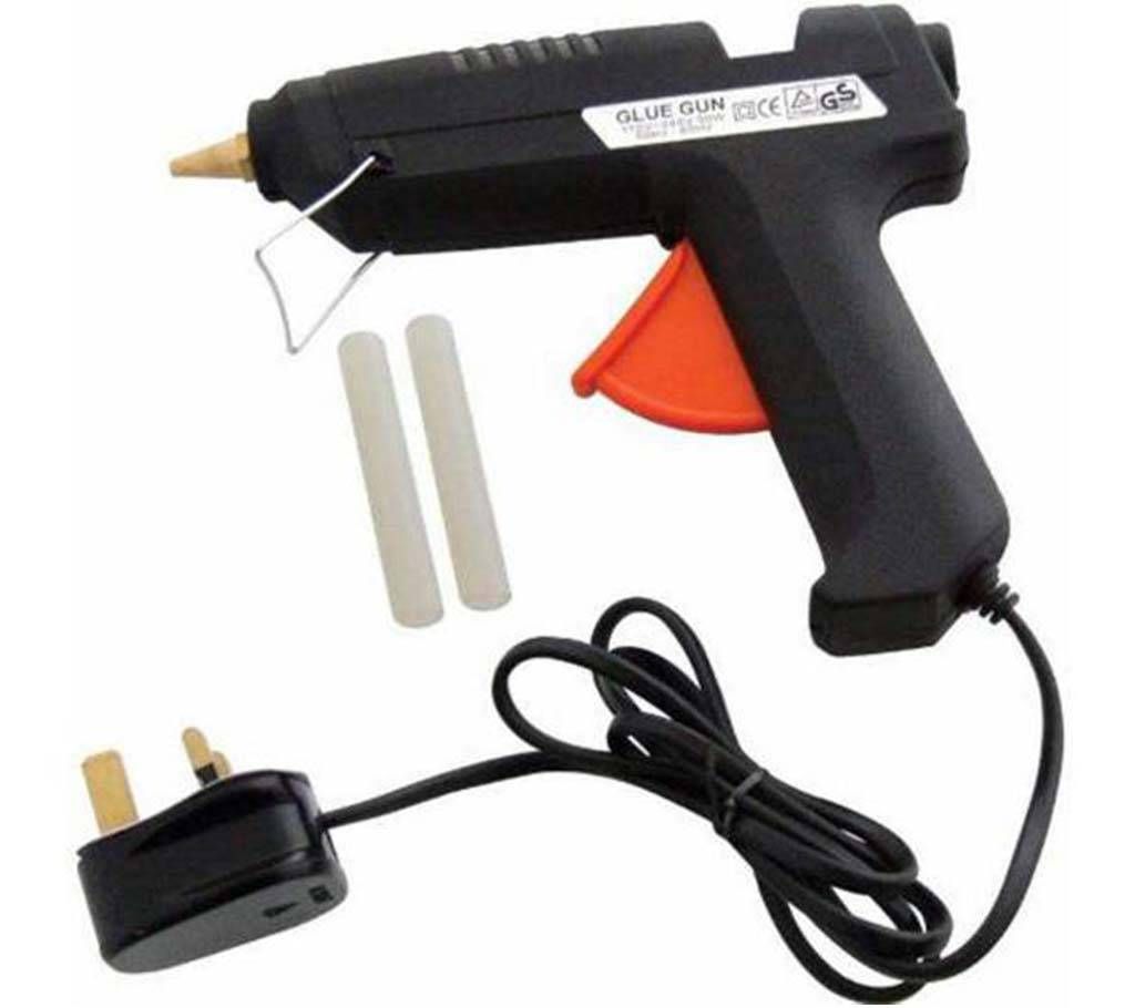 Electric hot melt glue gun with 2 pcs glue sticks