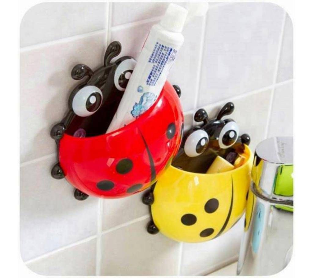 Creative Cute Ladybug Toothbrush Holder-QB-235