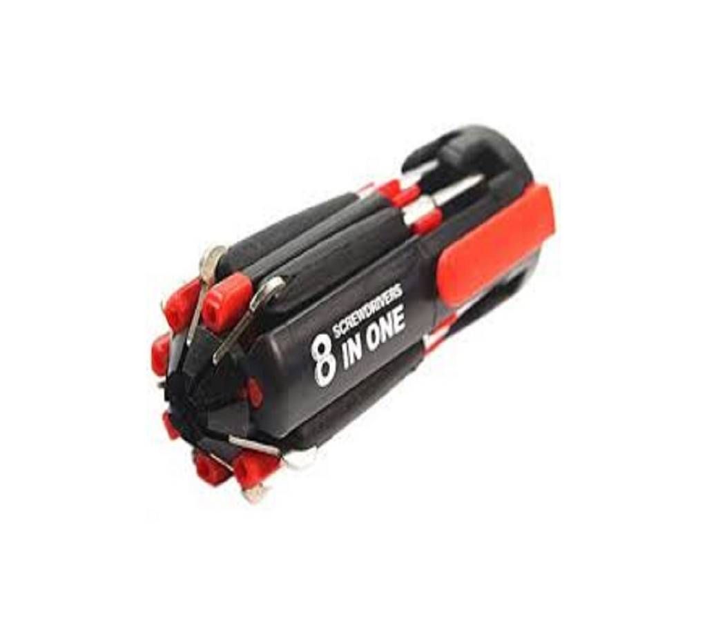8 In 1 Multi-Screwdriver Set With LED Torch