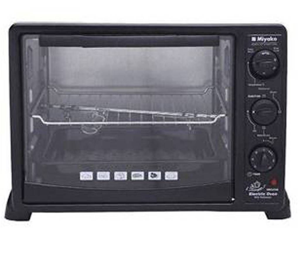 Miyako black electric oven 