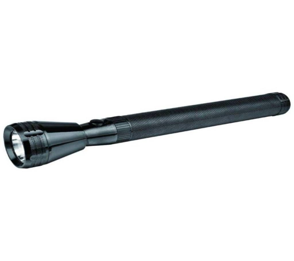 Sanford Rechargeable LED Torch Light Japan Body - Black 
