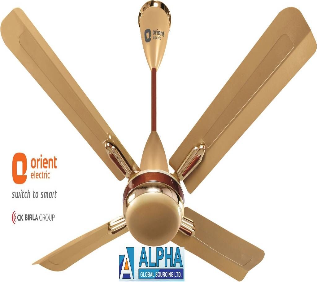 Quadro Golden Chocolate Ceiling Fan 48’’