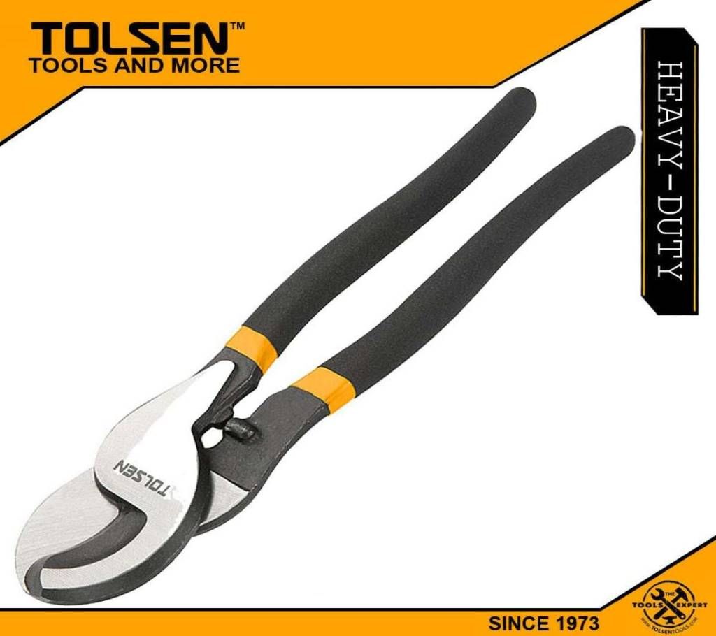 TOLSEN Industrial Grade Cable Cutter (250mm, 10") Dipped Handle 38022