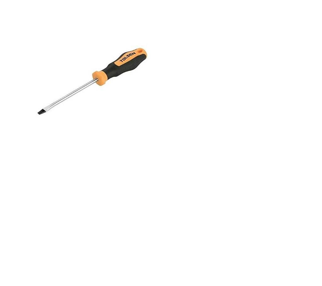 Tolsen Screwdriver Flat - Black And Yellow