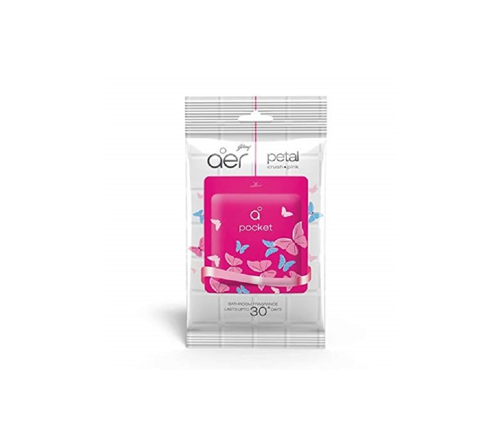Godrej Aer Pocket Bathroom Fragrance (Crush.Pink)(HS82)
