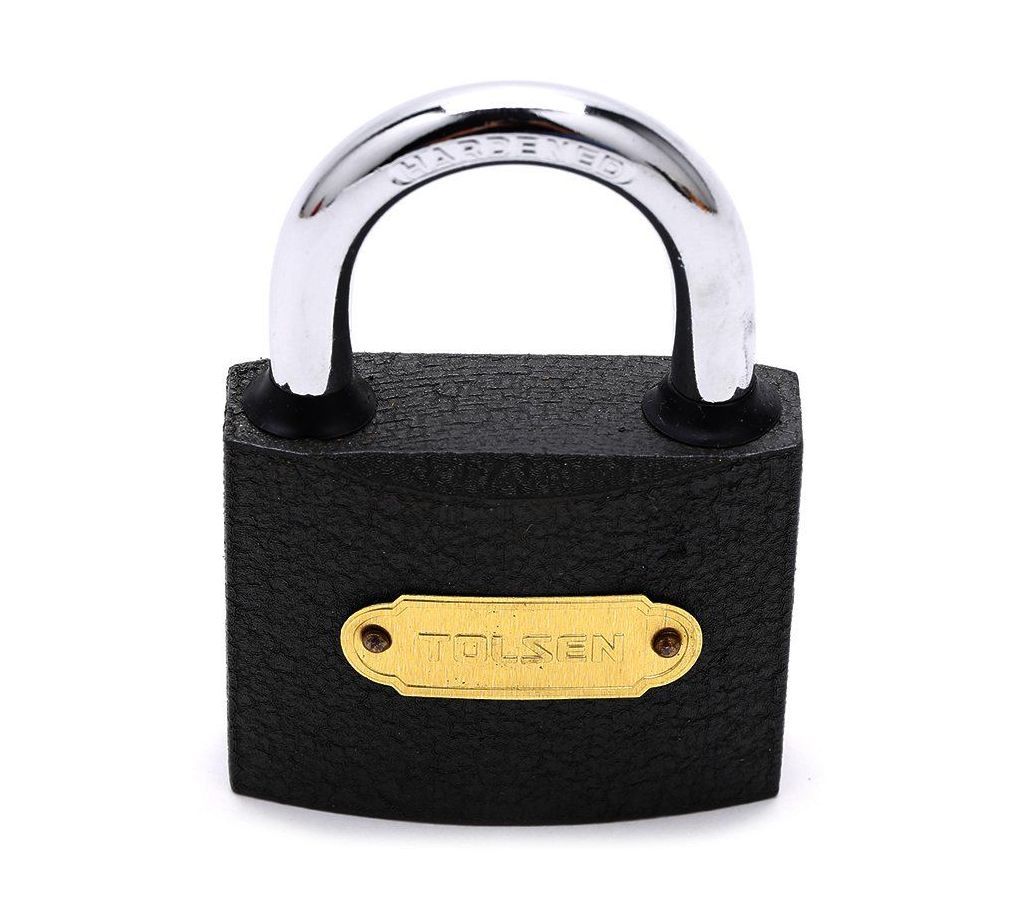 TOLSEN Heavy Duty Iron Padlock with 3 Iron Keys (50mm (260g) 55135