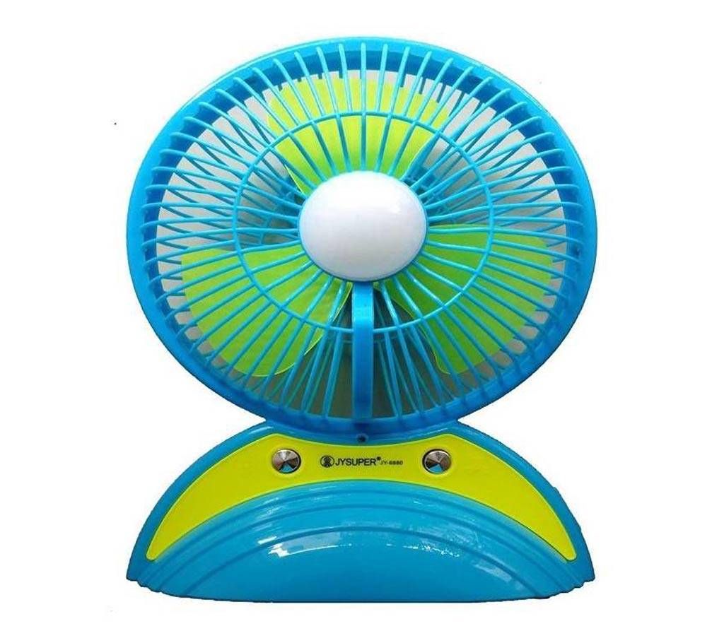 Multipurpose Rechargeable Fan With USB & LED Light