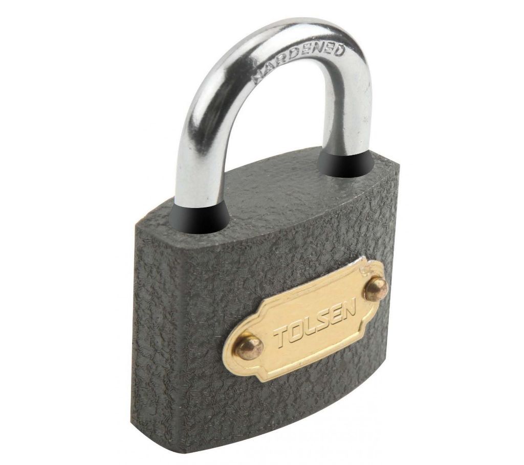 TOLSEN Heavy Duty Iron Padlock with 3 Iron Keys (63mm 460g) 55136