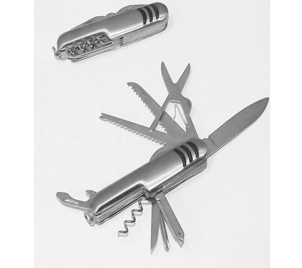 21 in 1 Multifunctional Travel Knife (Stainless Steel)