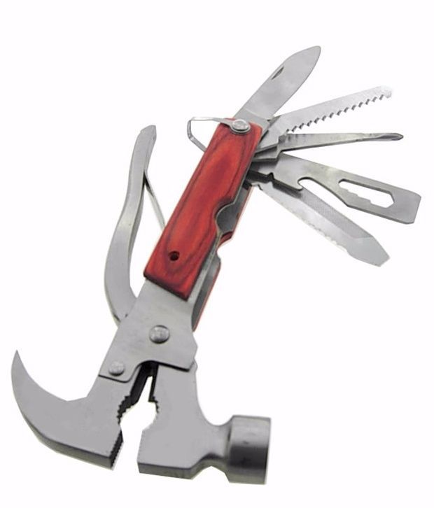 Multifunction hammer – 9 in 1 travel kit
