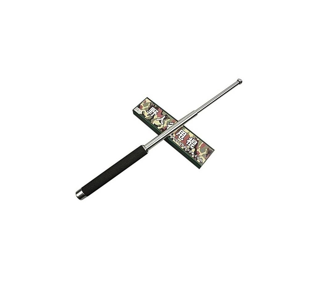 Silver Metal Portable Self Defence Stick