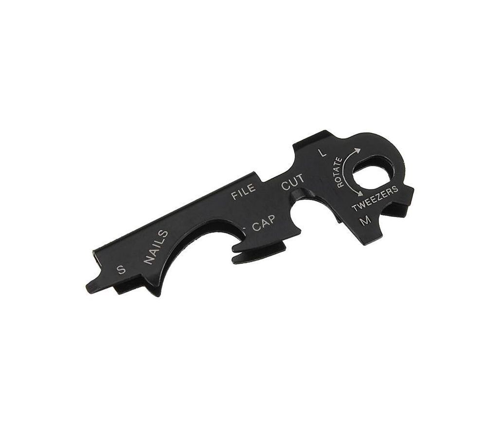 Screwdriver Outdoor Opener Tool Keychain EDC Survival Pocket Tool Multi-functional 8 In 1 Screwdriver for Key Chain Pocket Tool