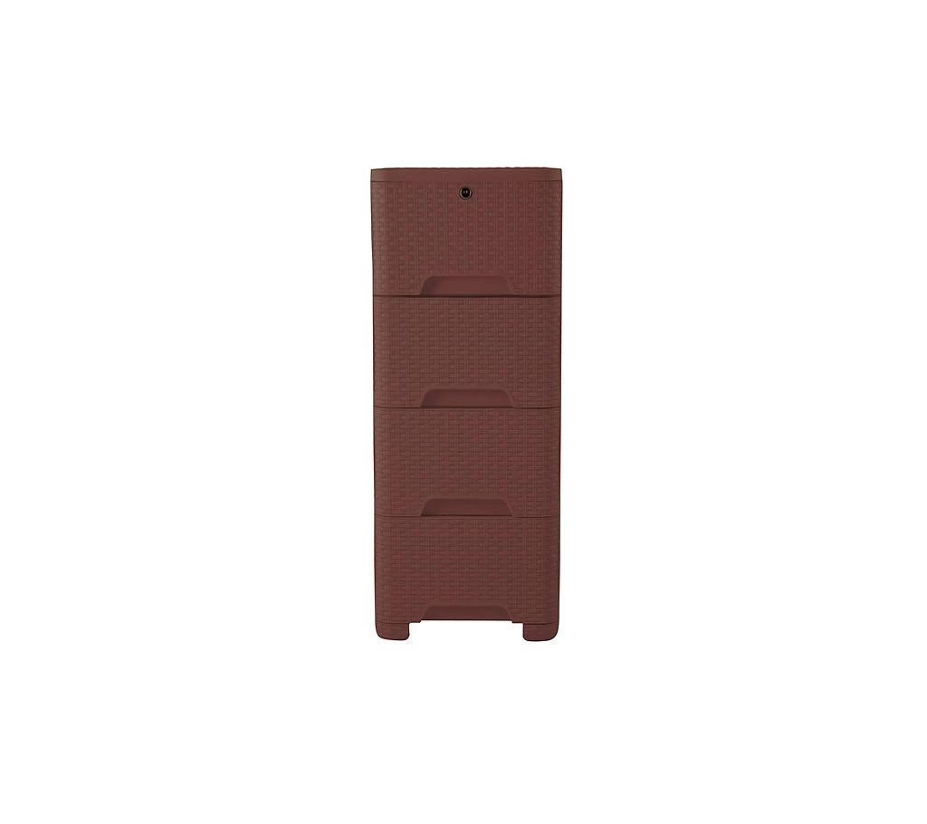 Cane Closet 4 Drawer Eagle Brown