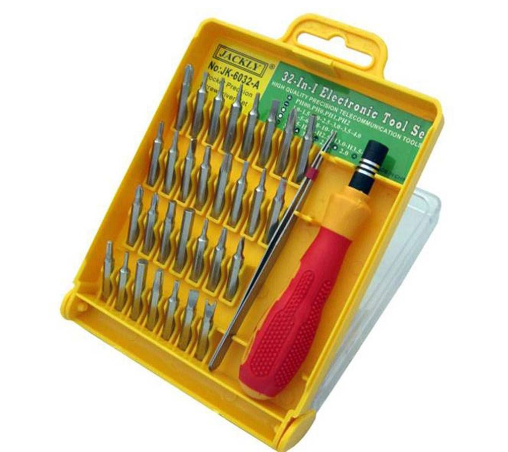 Mini PRECISION SCREWDRIVER SET with case 32-piece