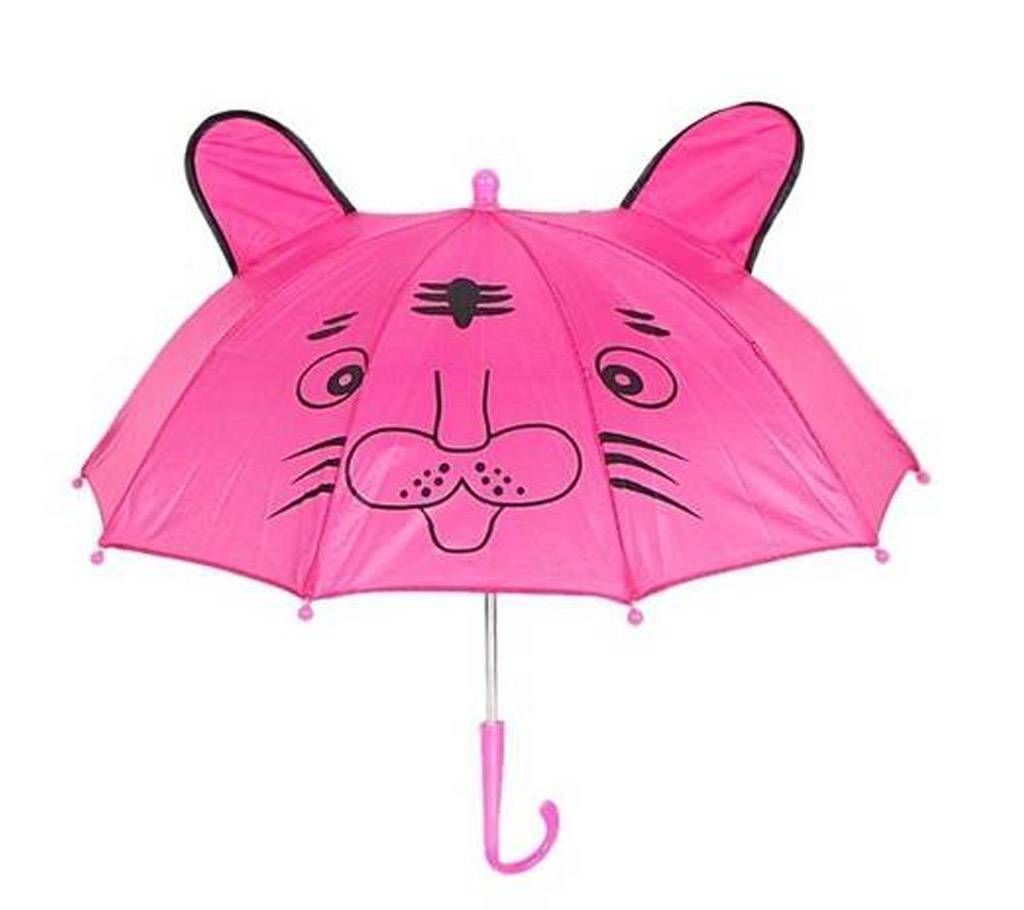 Metal and Polyester Fashionable Umbrella - Crimson