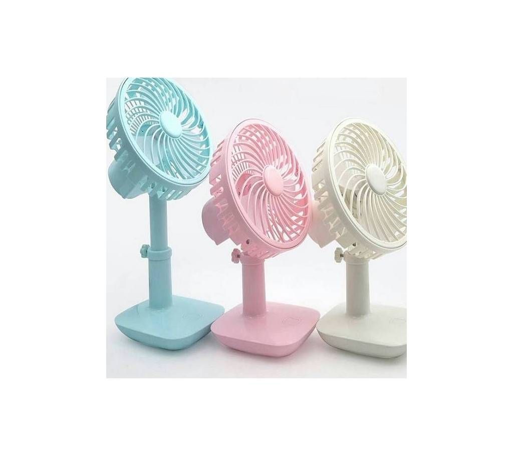 Mini Table Fan Free Angle Adjustment USB Rechargeable Fan