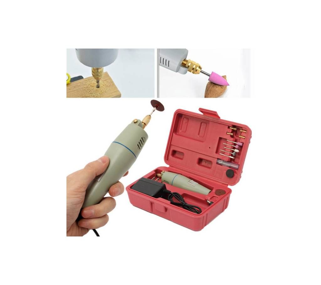 Mini Hand Drill with Accessories