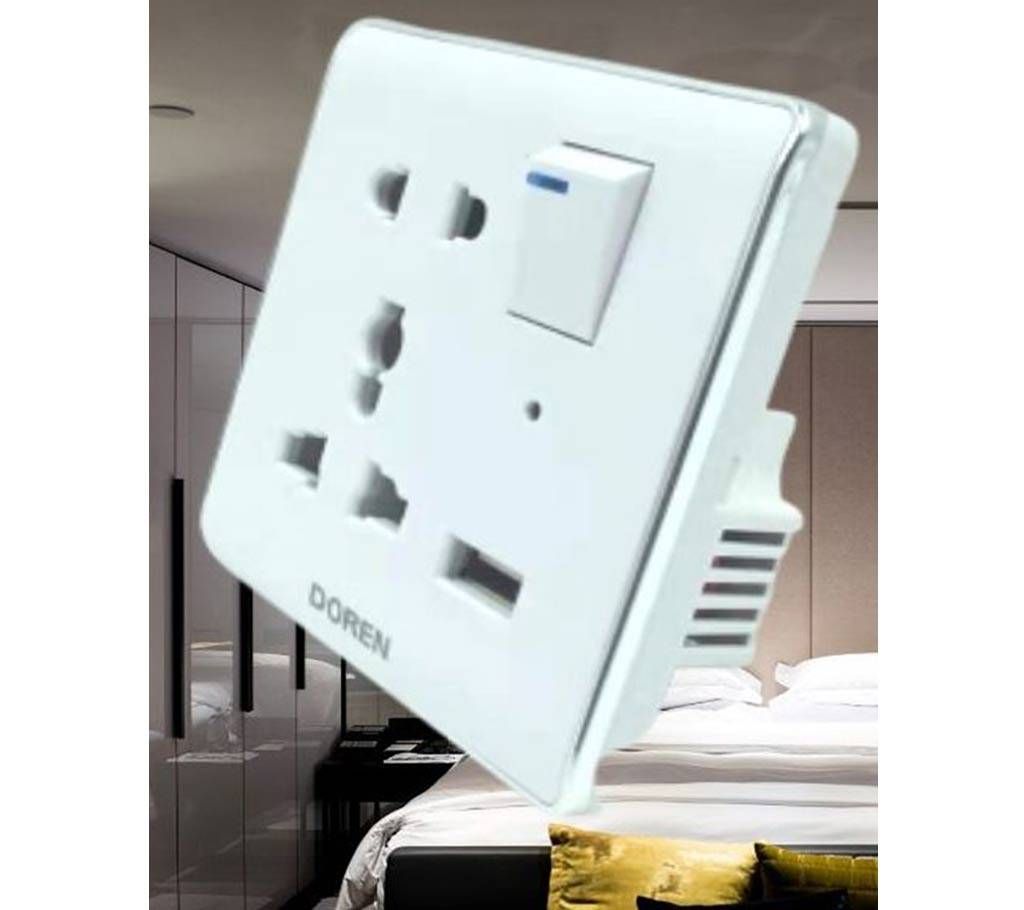 5 Pin USB Socket for Mobile Charging .