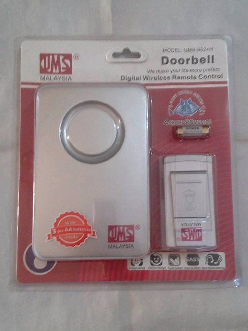 Wireless digital door bell 
