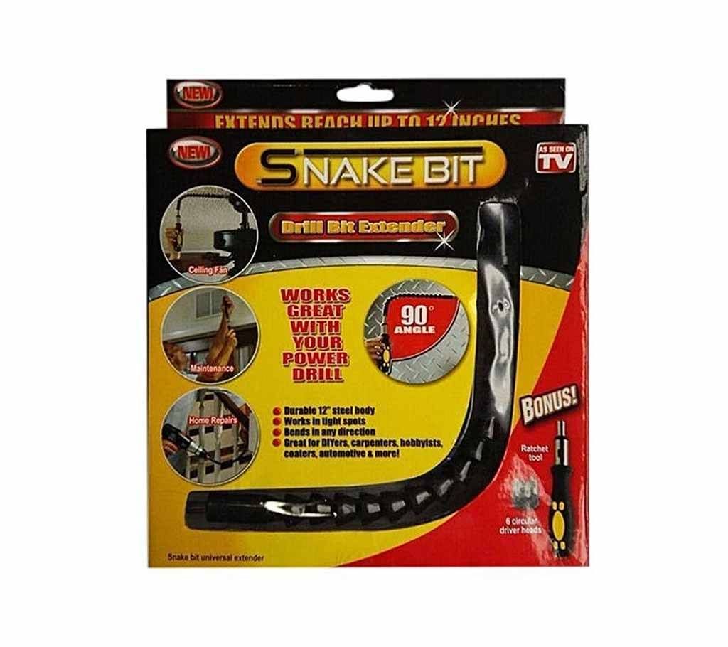 Snake Bit Drill Bit Extender - Black