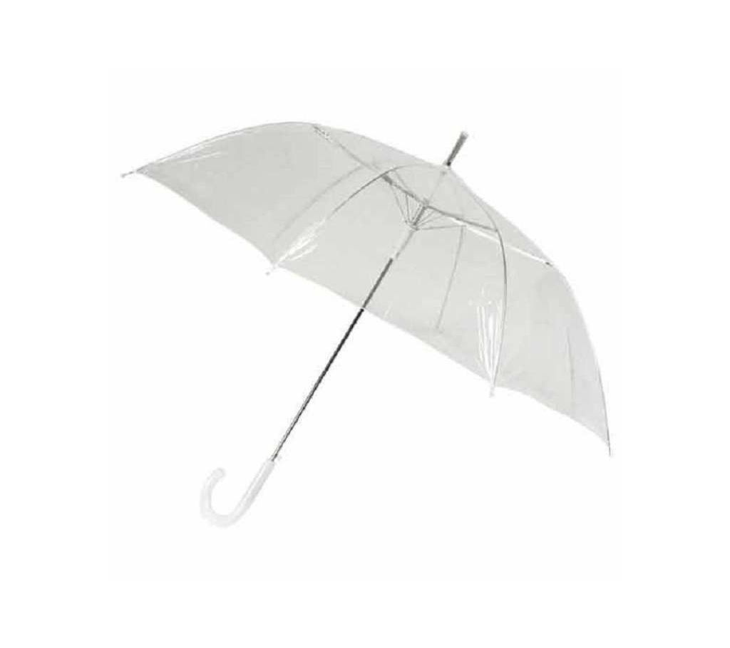 Polyester Umbrella - Transparent White