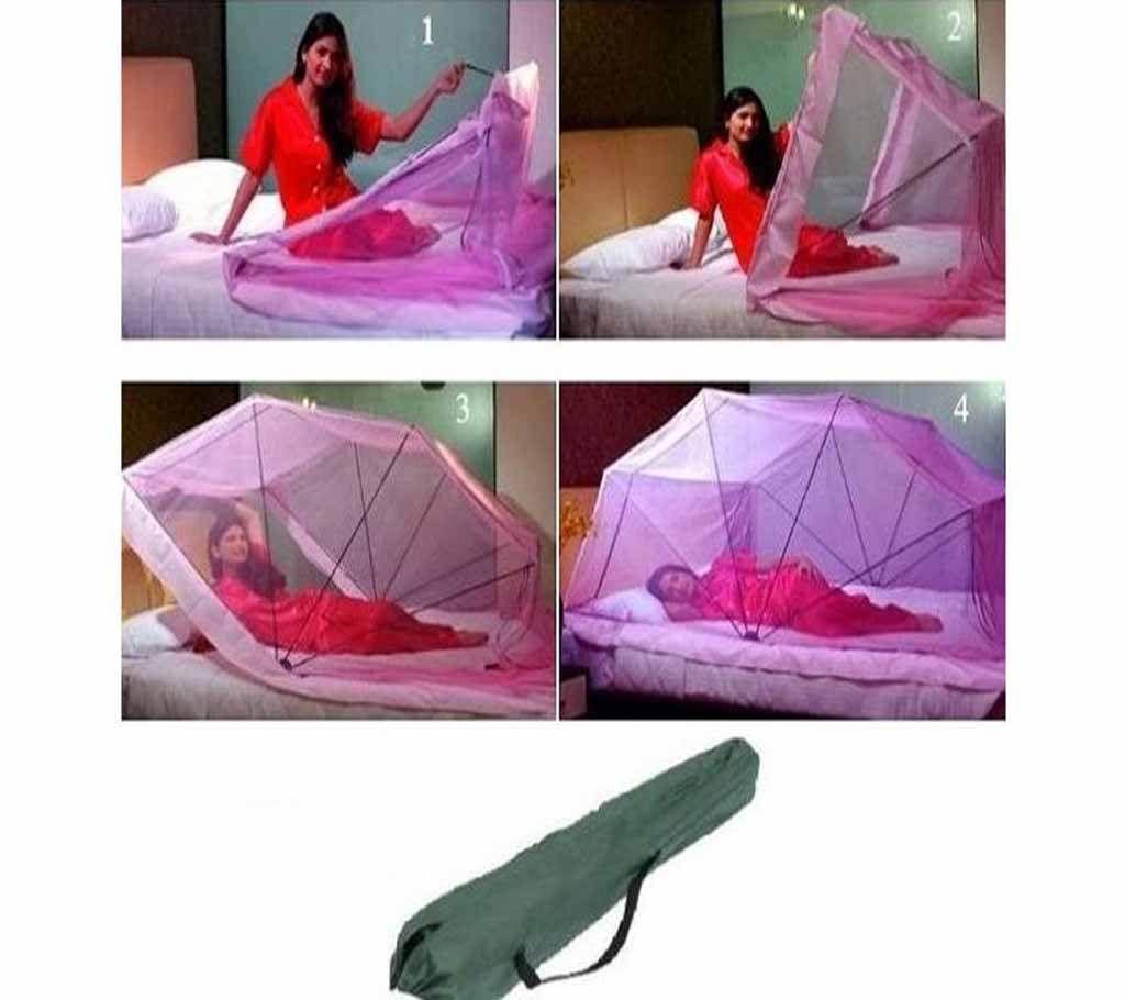 Push & Pull Fold adult Mosquito Net for Single Bed