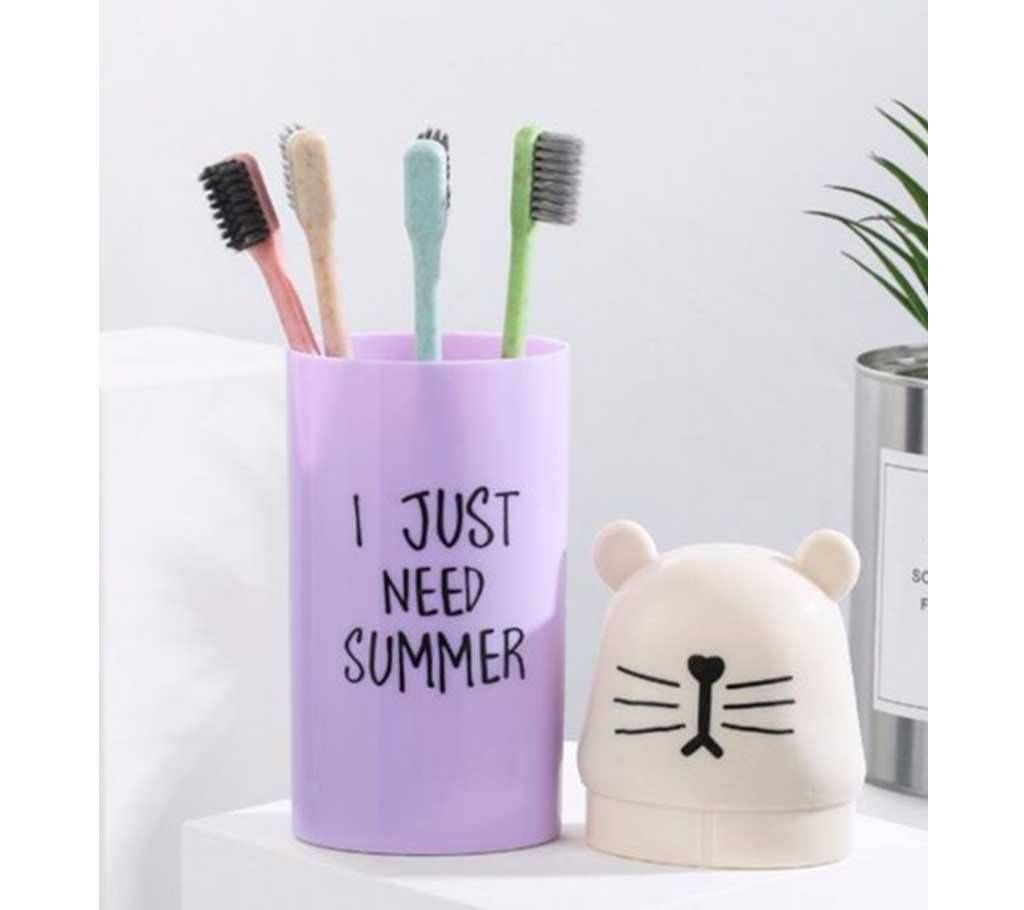 Portable Travel Hiking Camping Wash Cup Toothbrush Toothpaste Storage Box