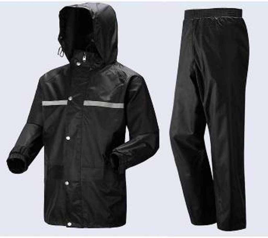 Rain Coat with trouser-black 