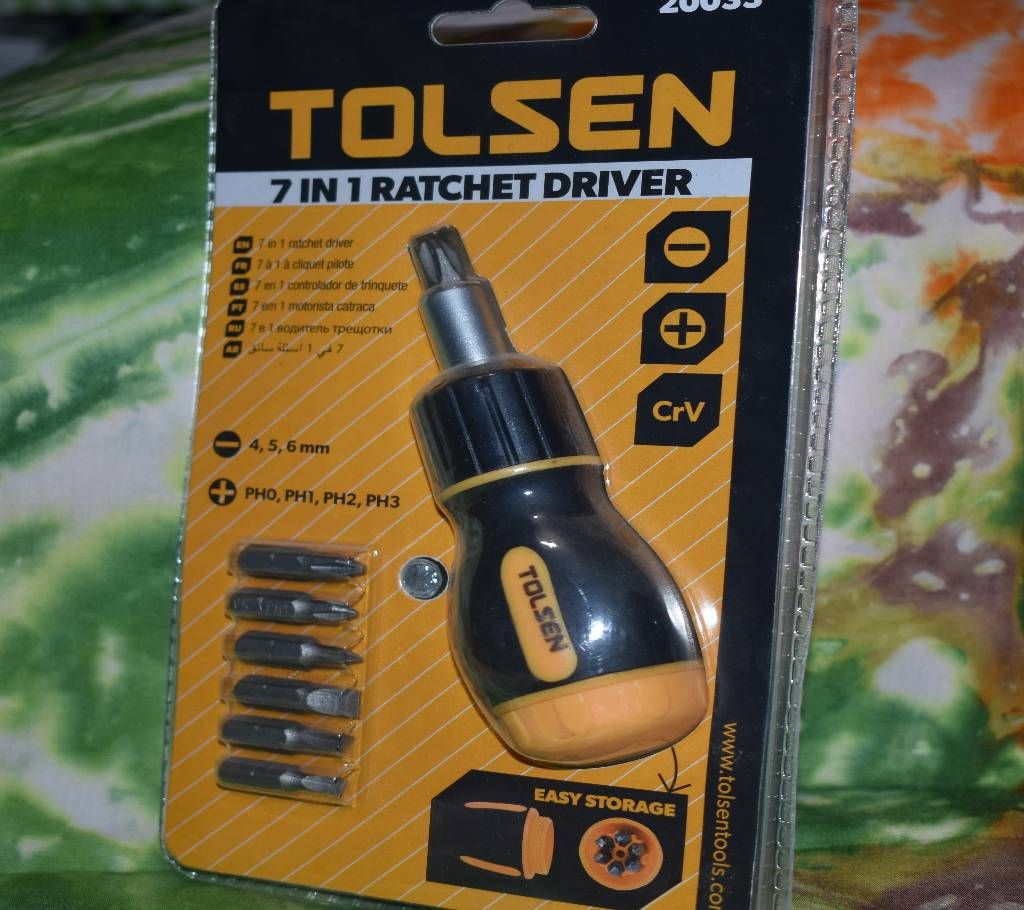 Screwdriver 7-in-1 Ratchet Tools Set