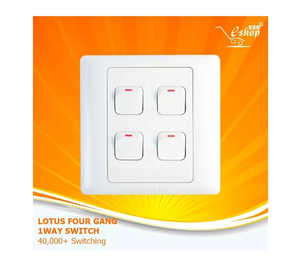 super star 4 gang switch