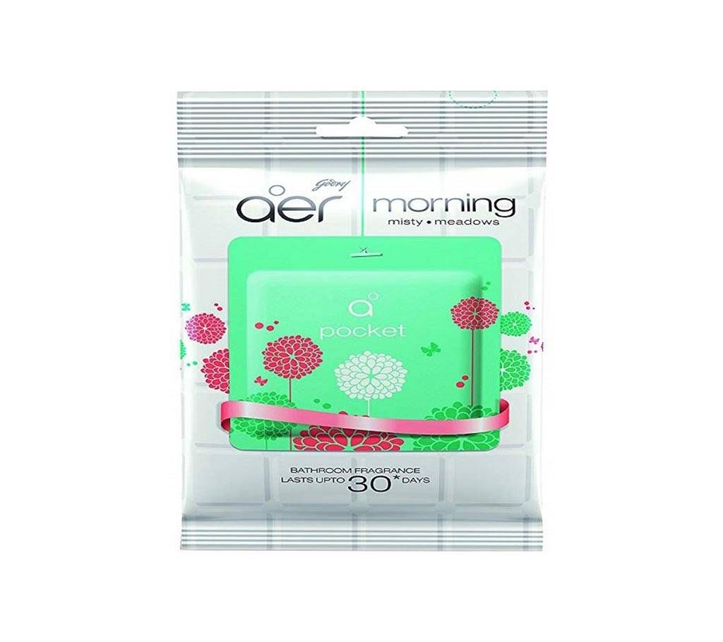 Godrej Aer Pocket Bathroom Fragrance (Misty.Meadows) 