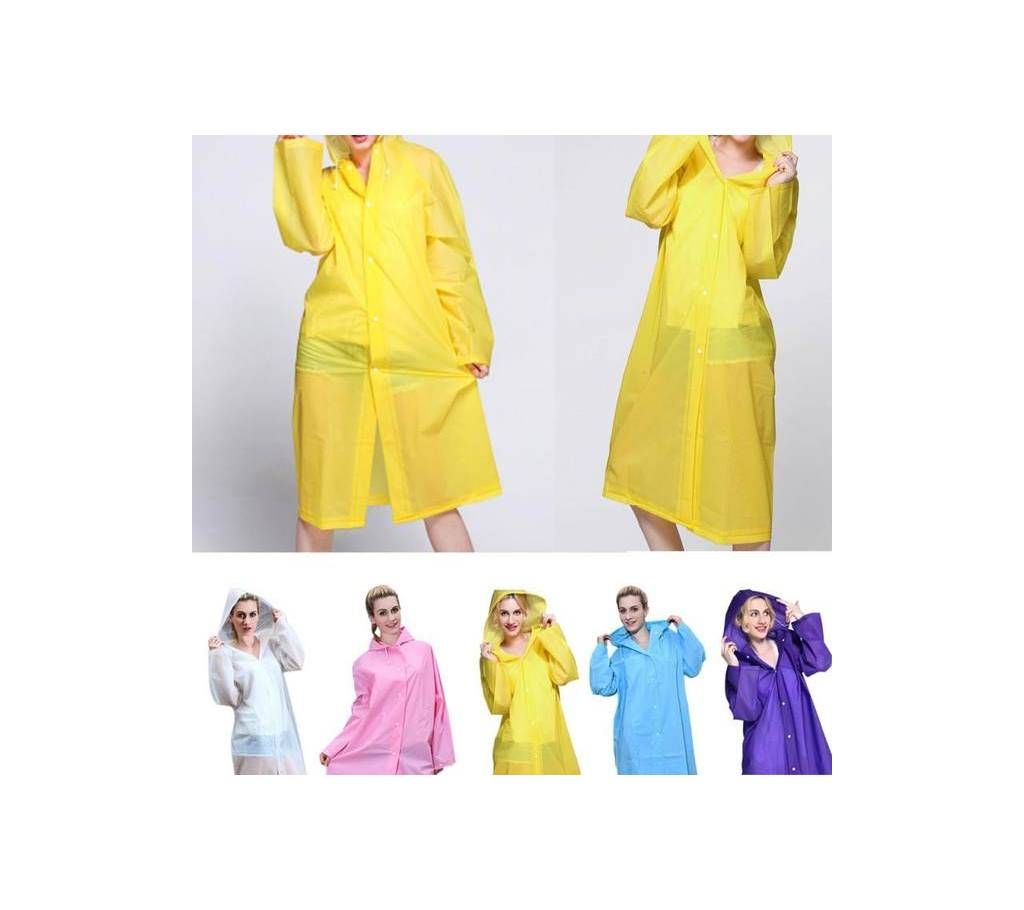 Raincoat with hood - 1 pcs 