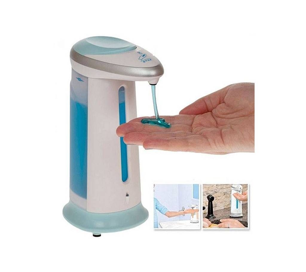 Magic Soap Dispenser - White & Blue 